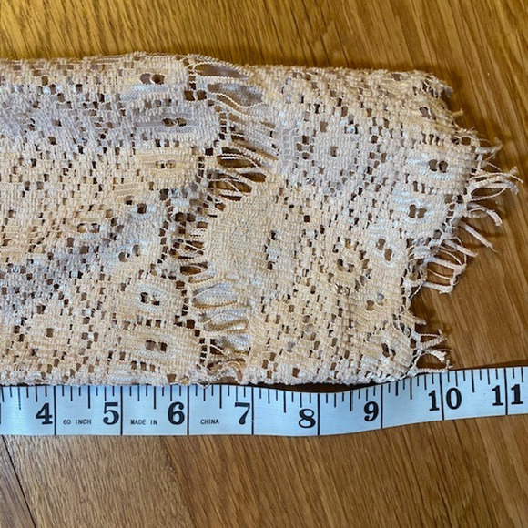 ZARA Blush Pink Lace Blouse Womens Small Romantic Coquette Feminine Victorian - Picture 6 of 8